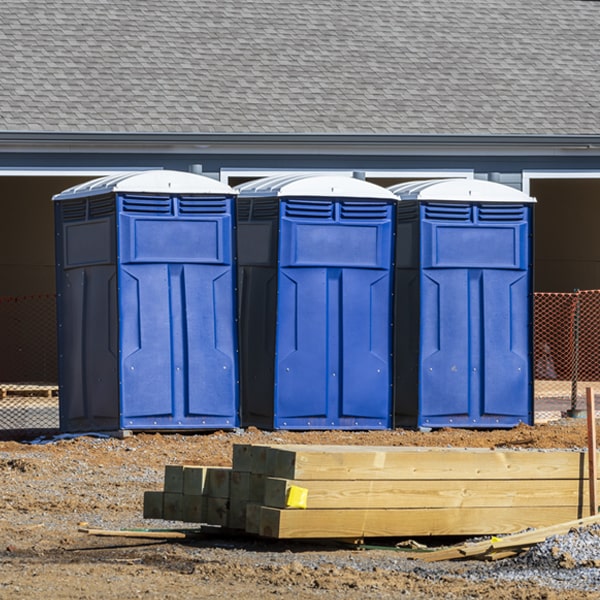 are there any restrictions on what items can be disposed of in the portable restrooms in Rising Sun-Lebanon